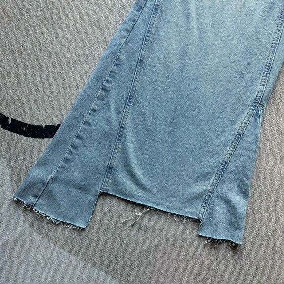 NWOT Free People We The Free Ripple Wide-Leg Jeans Light Wash Size 27L - Picture 6 of 8